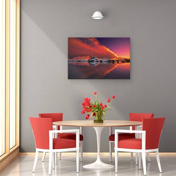 Tablou Canvas - Gheata Si Foc, Marime: 40 x 60 cm - 4- Roveli