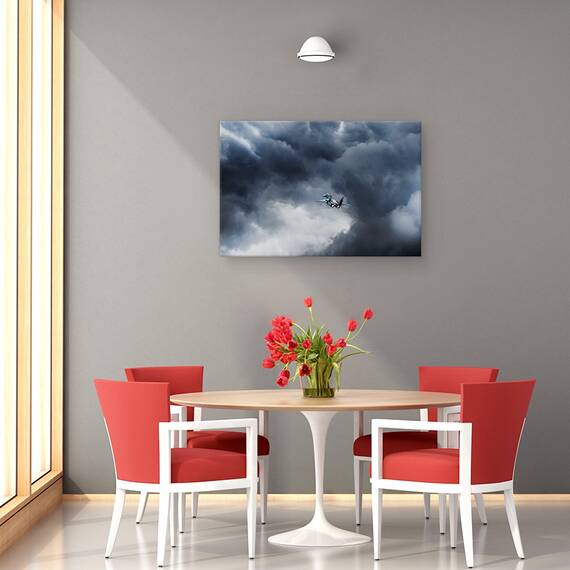 Tablou Canvas - In Infern, Marime: 40 x 60 cm - 4- Roveli