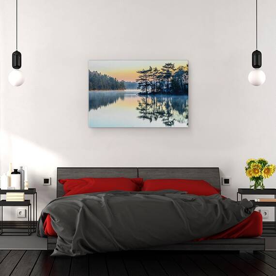 Tablou Canvas - Inainte Ca Oamenii Sa Se Trezeasca, Marime: 40 x 60 cm - 3- Roveli