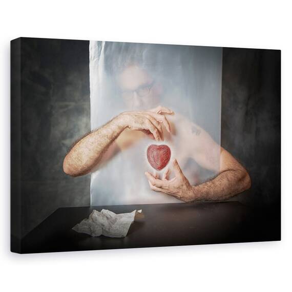 Tablou Canvas - Inima Abandonata, Marime: 40 x 60 cm - - Roveli