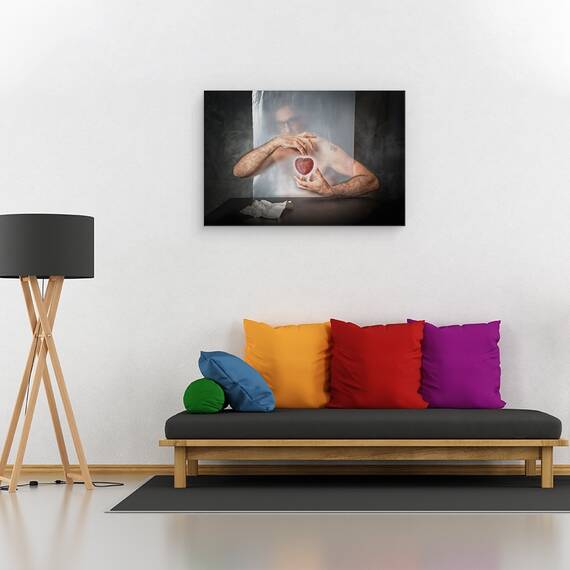 Tablou Canvas - Inima Abandonata, Marime: 40 x 60 cm - 2- Roveli