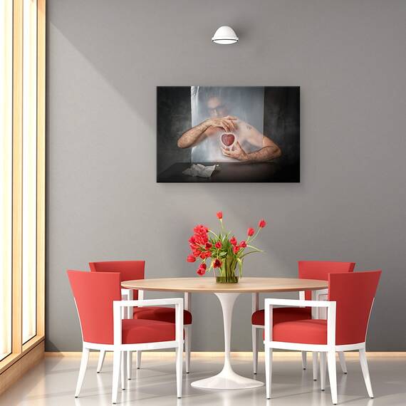 Tablou Canvas - Inima Abandonata, Marime: 40 x 60 cm - 4- Roveli