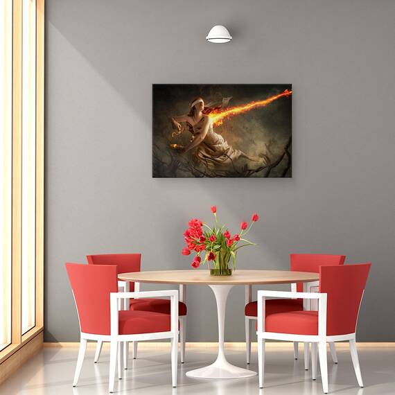 Tablou Canvas - Justitie In Joc, Marime: 40 x 60 cm - 4- Roveli