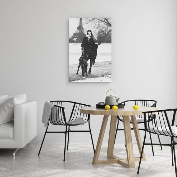 Tablou Canvas - La Paris, Marime: 40 x 60 cm - 4- Roveli