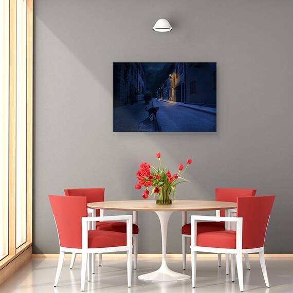 Tablou Canvas - Le Chat Noir, Marime: 40 x 60 cm - 4- Roveli