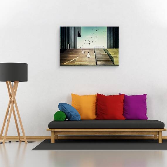 Tablou Canvas - Liber Ca O Pasare, Marime: 40 x 60 cm - 2- Roveli