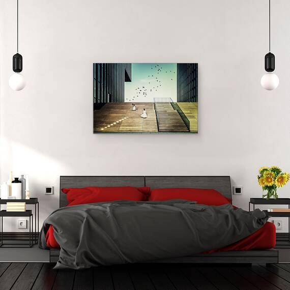 Tablou Canvas - Liber Ca O Pasare, Marime: 40 x 60 cm - 3- Roveli