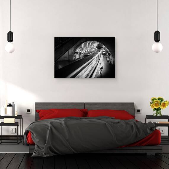 Tablou Canvas - Metroul Din Paris, Marime: 40 x 60 cm - 3- Roveli