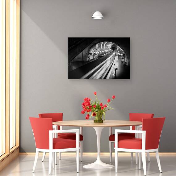 Tablou Canvas - Metroul Din Paris, Marime: 40 x 60 cm - 4- Roveli