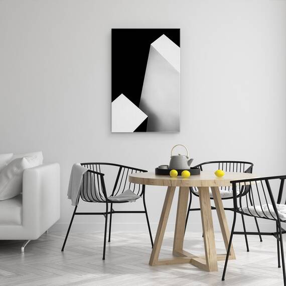 Tablou Canvas - Nero Bianco, Marime: 40 x 60 cm - 4- Roveli