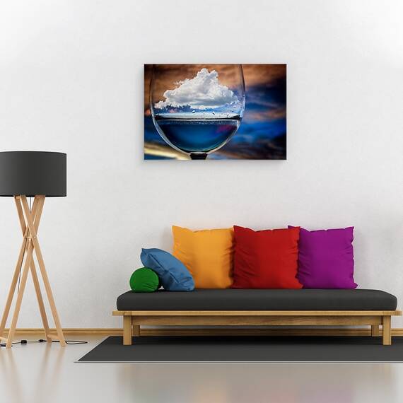 Tablou Canvas - Nor Intr-Un Pahar, Marime: 40 x 60 cm - 2- Roveli
