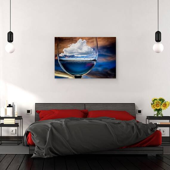 Tablou Canvas - Nor Intr-Un Pahar, Marime: 40 x 60 cm - 3- Roveli