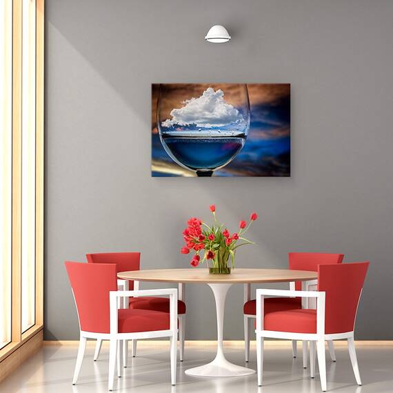Tablou Canvas - Nor Intr-Un Pahar, Marime: 40 x 60 cm - 4- Roveli