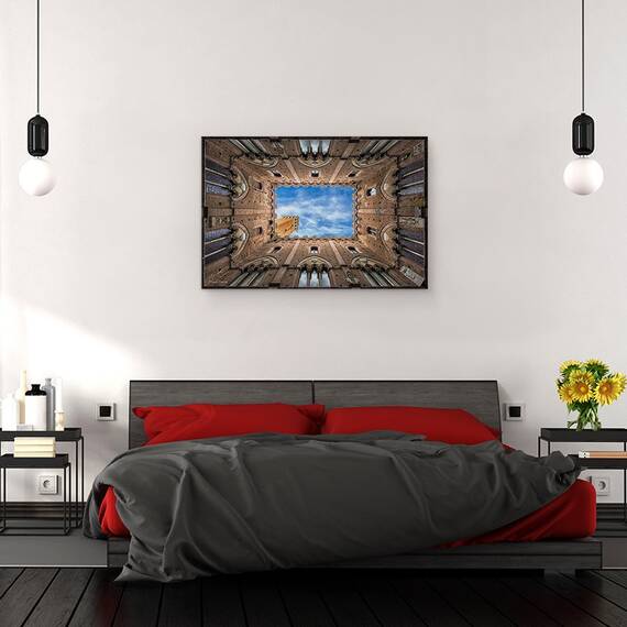 Tablou Canvas - Palazzo Pubblico - Siena - Italia, Marime: 40 x 60 cm - 3- Roveli