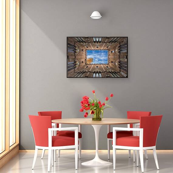 Tablou Canvas - Palazzo Pubblico - Siena - Italia, Marime: 40 x 60 cm - 4- Roveli