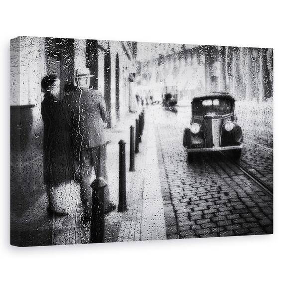Tablou Canvas - Pas Inapoi In Timp, Marime: 40 x 60 cm - - Roveli