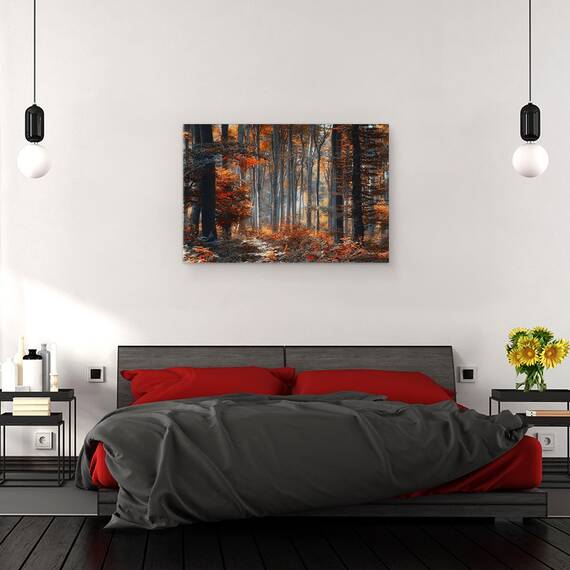 Tablou Canvas - Pictand Padurea, Marime: 40 x 60 cm - 3- Roveli