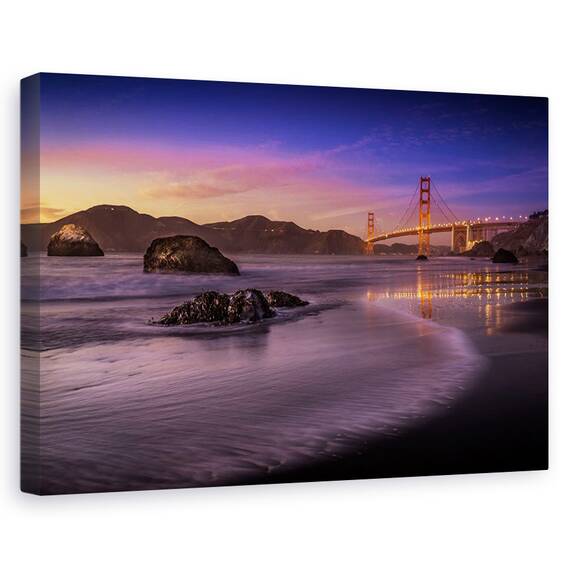 Tablou Canvas - Podul Golden Gate In Lumina Zilei, Marime: 40 x 60 cm - - Roveli
