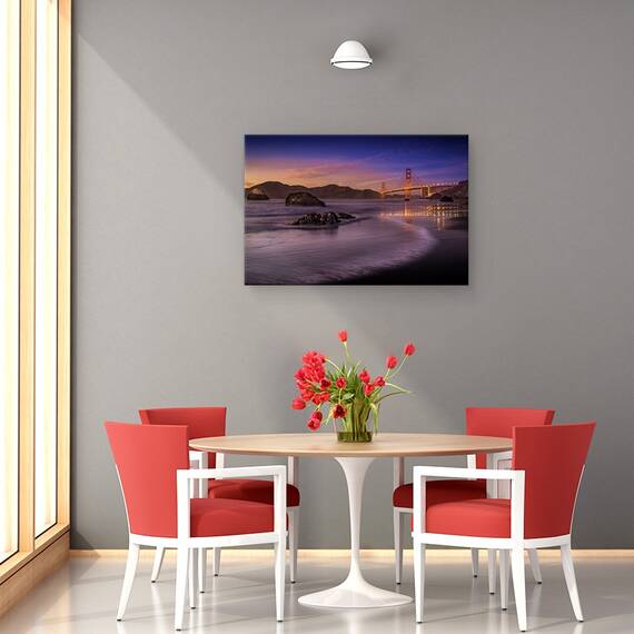 Tablou Canvas - Podul Golden Gate In Lumina Zilei, Marime: 40 x 60 cm - 4- Roveli