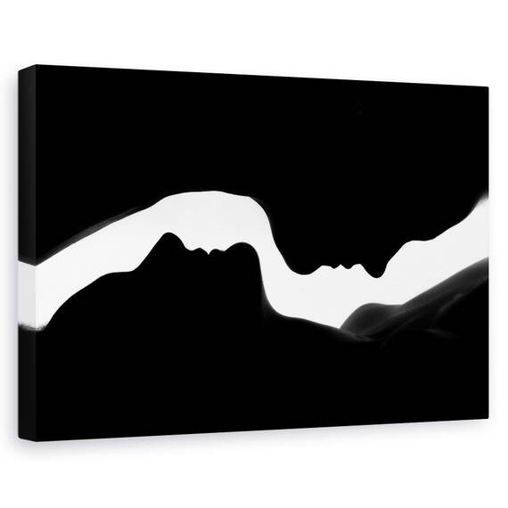 Tablou Canvas - Profilurile A Doua Femei, Marime: 40 x 60 cm - - Roveli