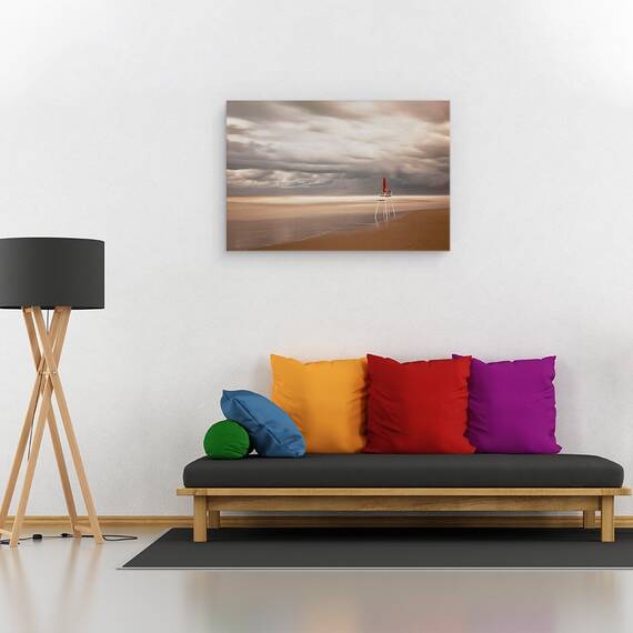 Tablou Canvas - Rosu, Marime: 40 x 60 cm - 2- Roveli
