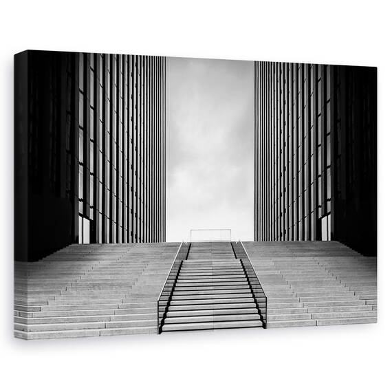 Tablou Canvas - Scara Catre Nimic, Marime: 40 x 60 cm - - Roveli