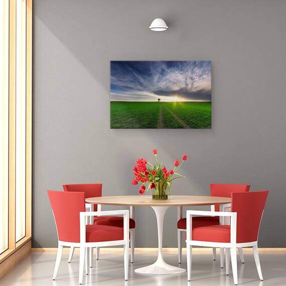 Tablou Canvas - Singuratic In Soare, Marime: 40 x 60 cm - 4- Roveli
