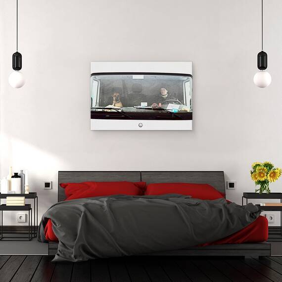 Tablou Canvas - Soferul Si Navigatorul Sau, Marime: 40 x 60 cm - 3- Roveli