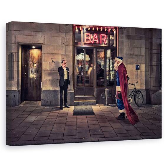 Tablou Canvas - Supersanta, Marime: 40 x 60 cm - - Roveli