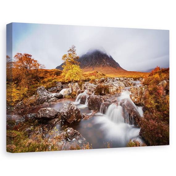 Tablou Canvas - Toamna In Glencoe, Marime: 40 x 60 cm - - Roveli