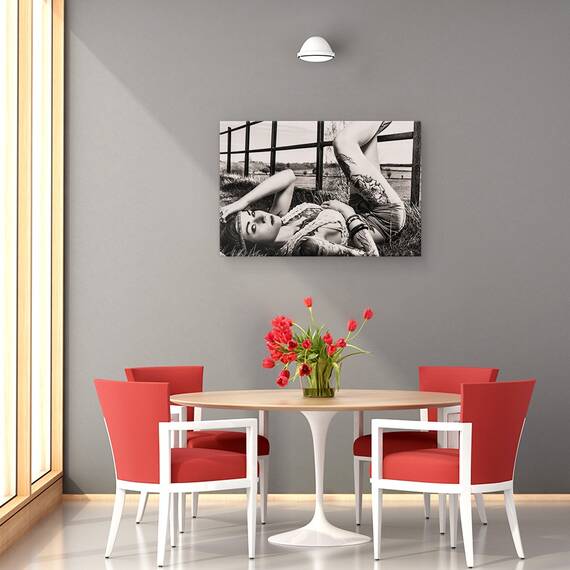 Tablou Canvas - Trandafir Cristal, Marime: 40 x 60 cm - 4- Roveli