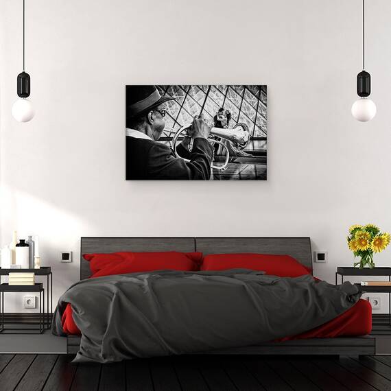 Tablou Canvas - Trompeta A-Go-Go, Marime: 40 x 60 cm - 3- Roveli