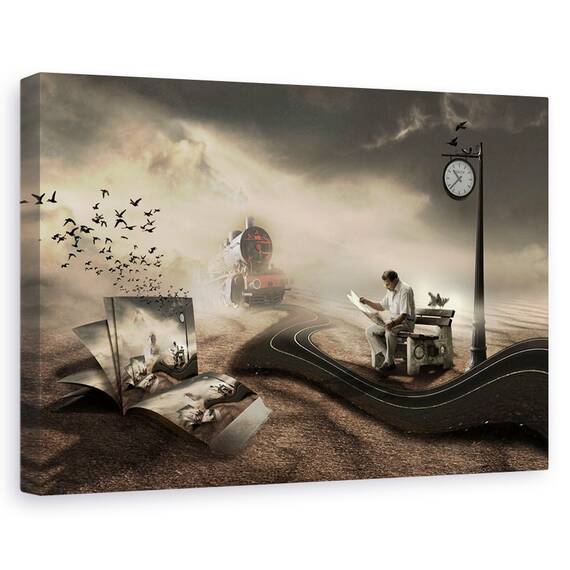 Tablou Canvas - Ultimul Pasager, Marime: 40 x 60 cm - - Roveli