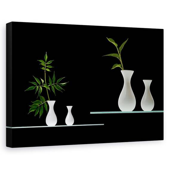 Tablou Canvas - Verde, Marime: 40 x 60 cm - - Roveli