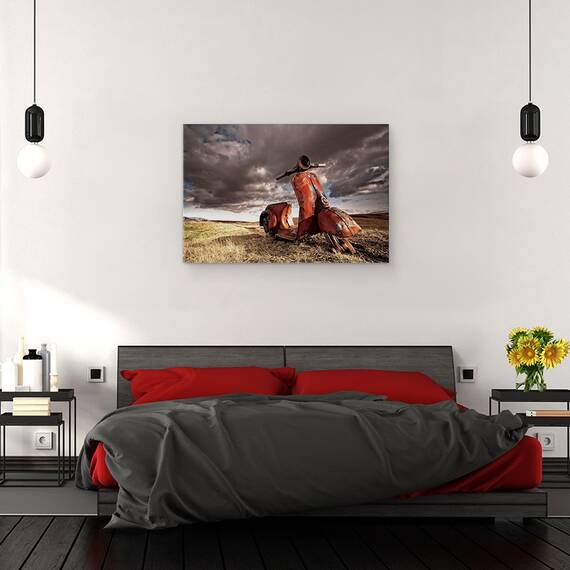 Tablou Canvas - Vespa, Marime: 40 x 60 cm - 3- Roveli