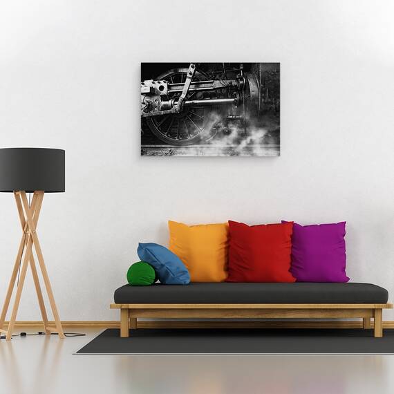 Tablou Canvas - Aburul Locomotivei, Marime: 40 x 60 cm - 2- Roveli