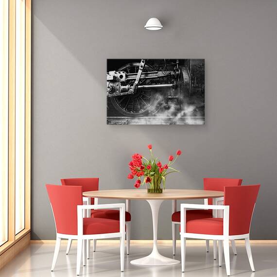 Tablou Canvas - Aburul Locomotivei, Marime: 40 x 60 cm - 4- Roveli