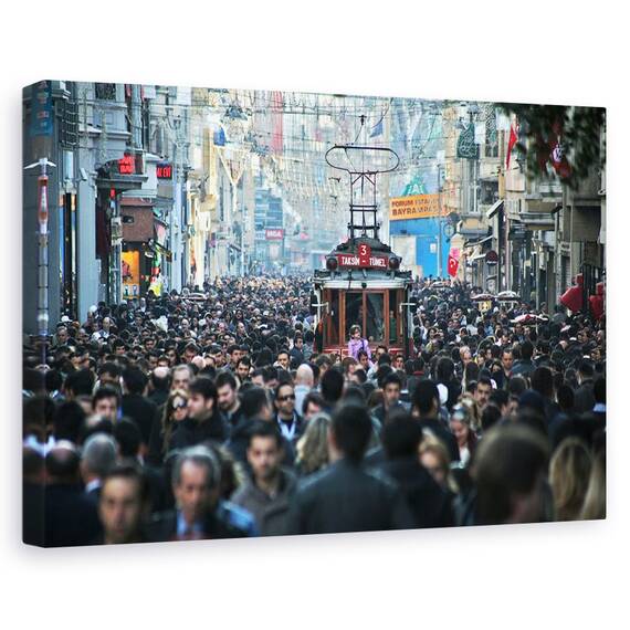 Tablou Canvas - Barca Pe Rau, Marime: 40 x 60 cm - - Roveli