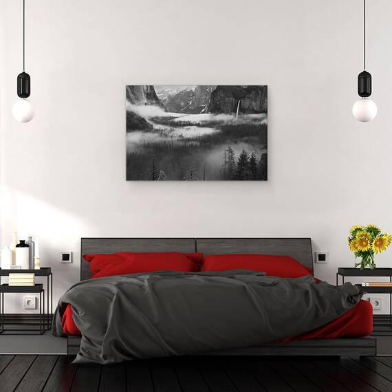Tablou Canvas - Ceata Plutind In Valea Yosemite, Marime: 40 x 60 cm - 3- Roveli