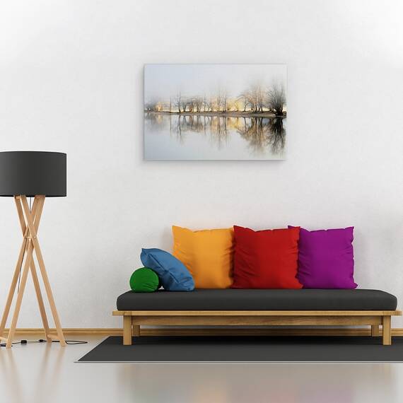 Tablou Canvas - Dimineata De Ianuarie, Marime: 40 x 60 cm - 2- Roveli