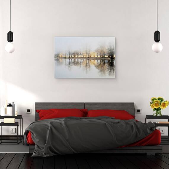 Tablou Canvas - Dimineata De Ianuarie, Marime: 40 x 60 cm - 3- Roveli