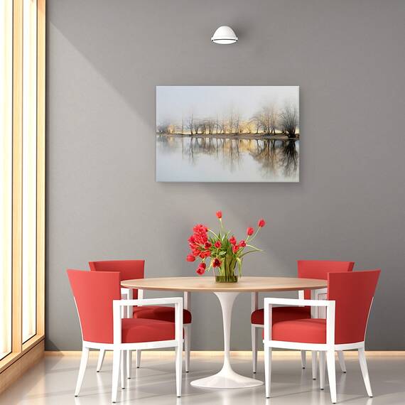 Tablou Canvas - Dimineata De Ianuarie, Marime: 40 x 60 cm - 4- Roveli