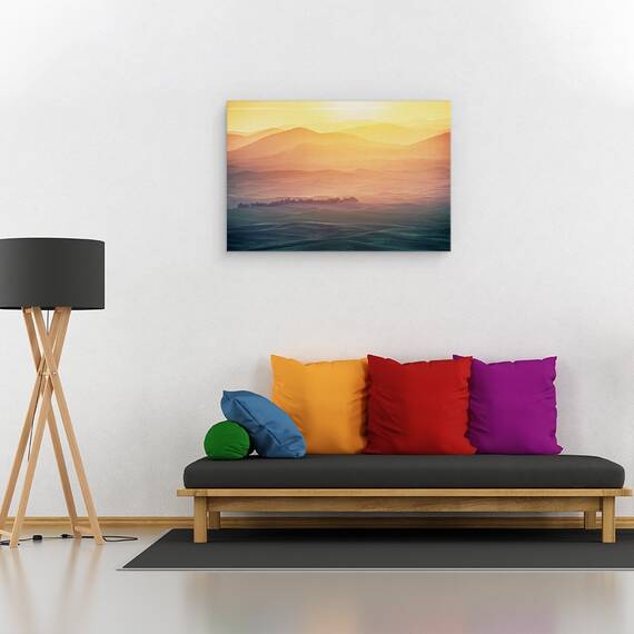 Tablou Canvas - Dimineata De Vis, Marime: 40 x 60 cm - 2- Roveli