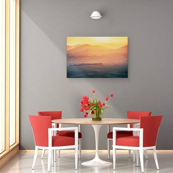 Tablou Canvas - Dimineata De Vis, Marime: 40 x 60 cm - 4- Roveli
