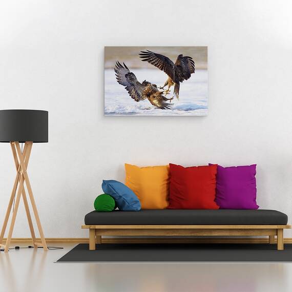 Tablou Canvas - Duel, Marime: 40 x 60 cm - 2- Roveli
