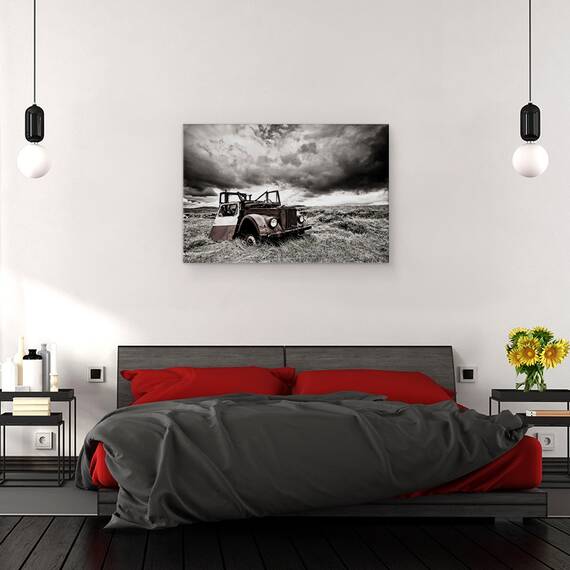 Tablou Canvas - Fara Acoperis, Marime: 40 x 60 cm - 3- Roveli