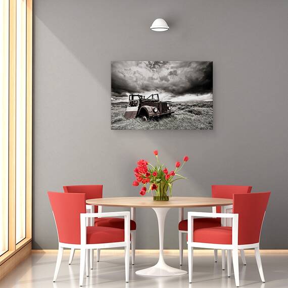 Tablou Canvas - Fara Acoperis, Marime: 40 x 60 cm - 4- Roveli