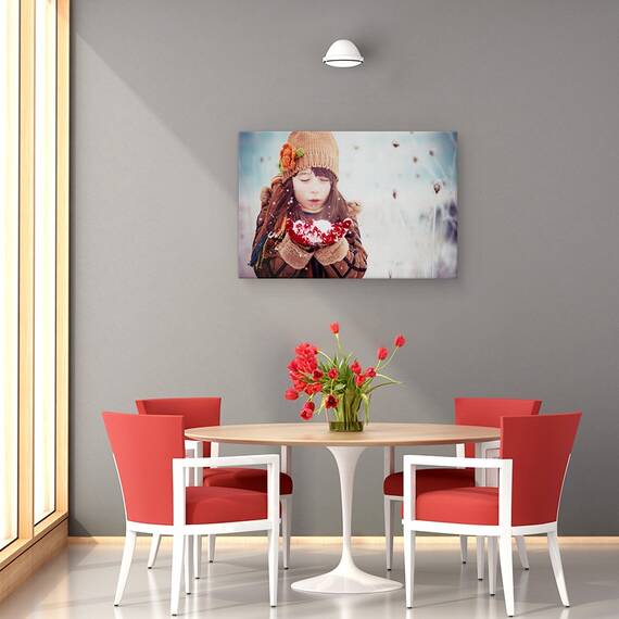 Tablou Canvas - Fata, Marime: 40 x 60 cm - 4- Roveli