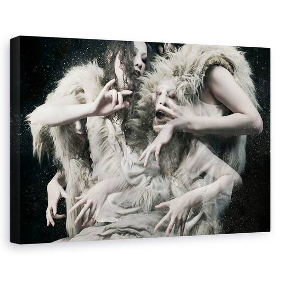 Tablou Canvas - Fiicele Lupului, Marime: 40 x 60 cm - - Roveli
