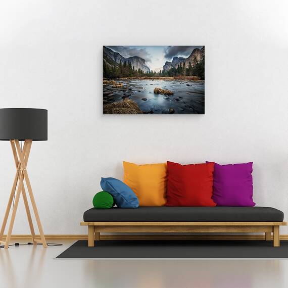 Tablou Canvas - Fluxul Intunecat, Marime: 40 x 60 cm - 2- Roveli